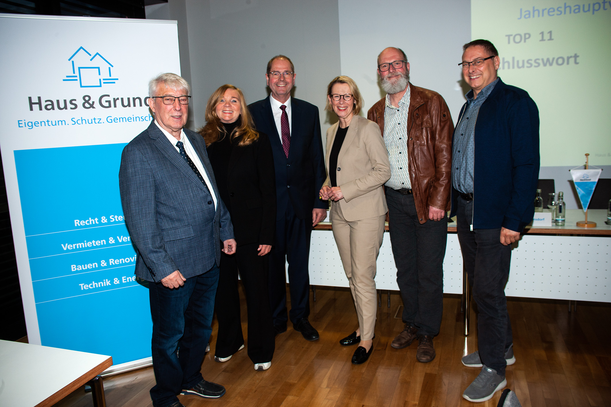 Der Vorstand von Haus & Grund Worms